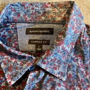 Floral print shirt from banana republic
